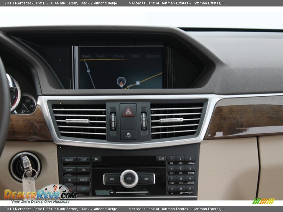 2010 Mercedes-Benz E 350 4Matic Sedan Black / Almond Beige Photo #10