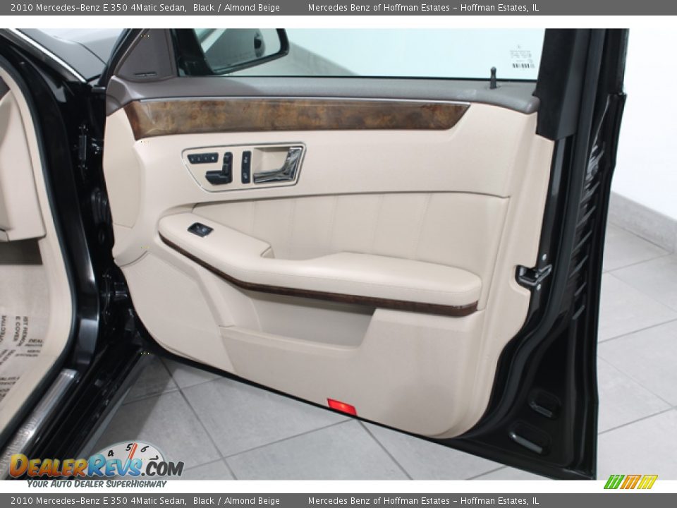 2010 Mercedes-Benz E 350 4Matic Sedan Black / Almond Beige Photo #13