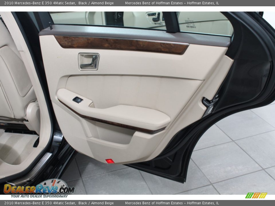 2010 Mercedes-Benz E 350 4Matic Sedan Black / Almond Beige Photo #14