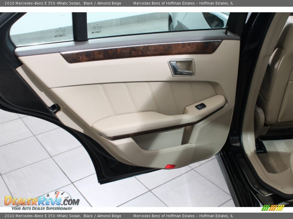 2010 Mercedes-Benz E 350 4Matic Sedan Black / Almond Beige Photo #15