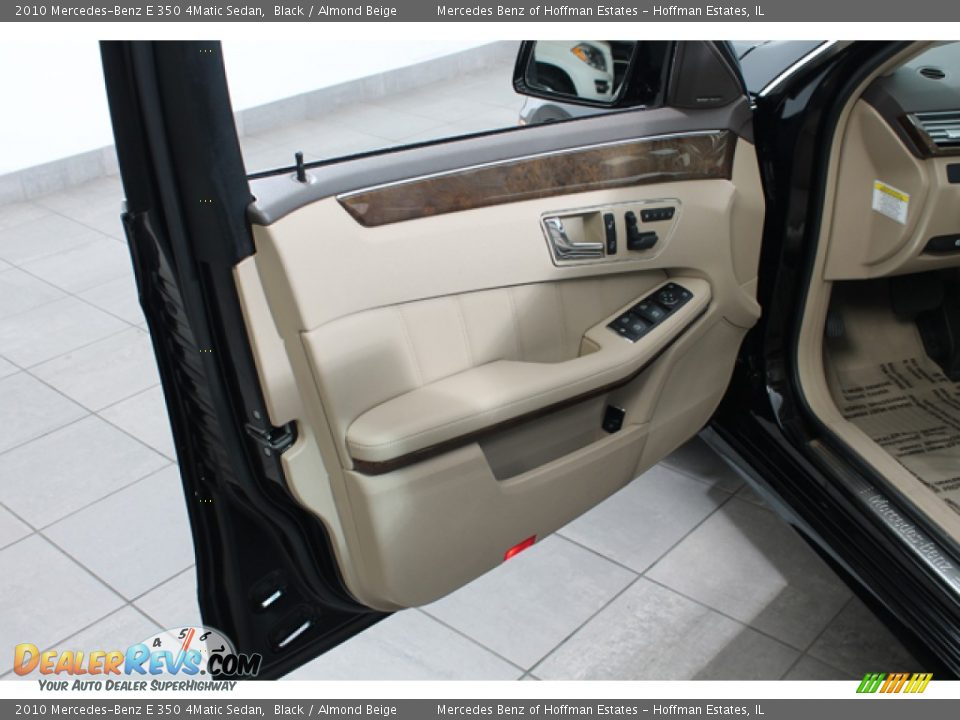2010 Mercedes-Benz E 350 4Matic Sedan Black / Almond Beige Photo #16