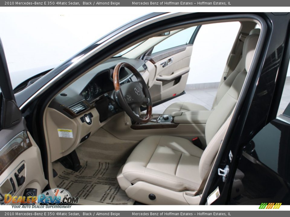 2010 Mercedes-Benz E 350 4Matic Sedan Black / Almond Beige Photo #18