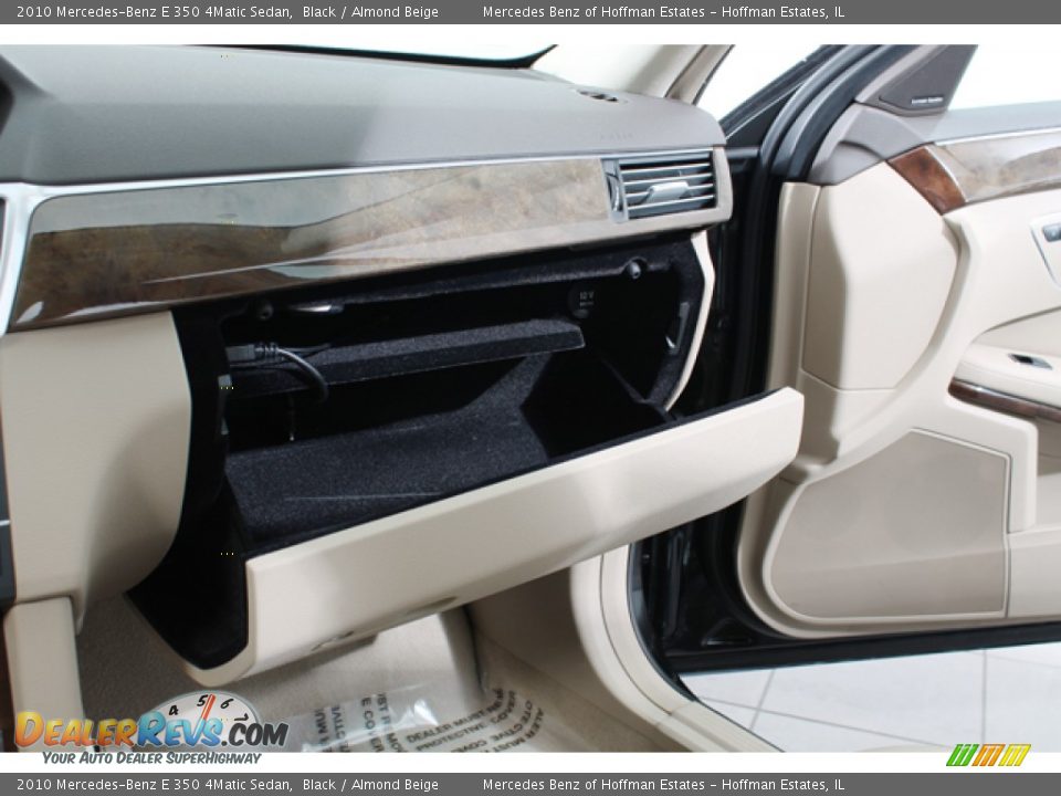 2010 Mercedes-Benz E 350 4Matic Sedan Black / Almond Beige Photo #21