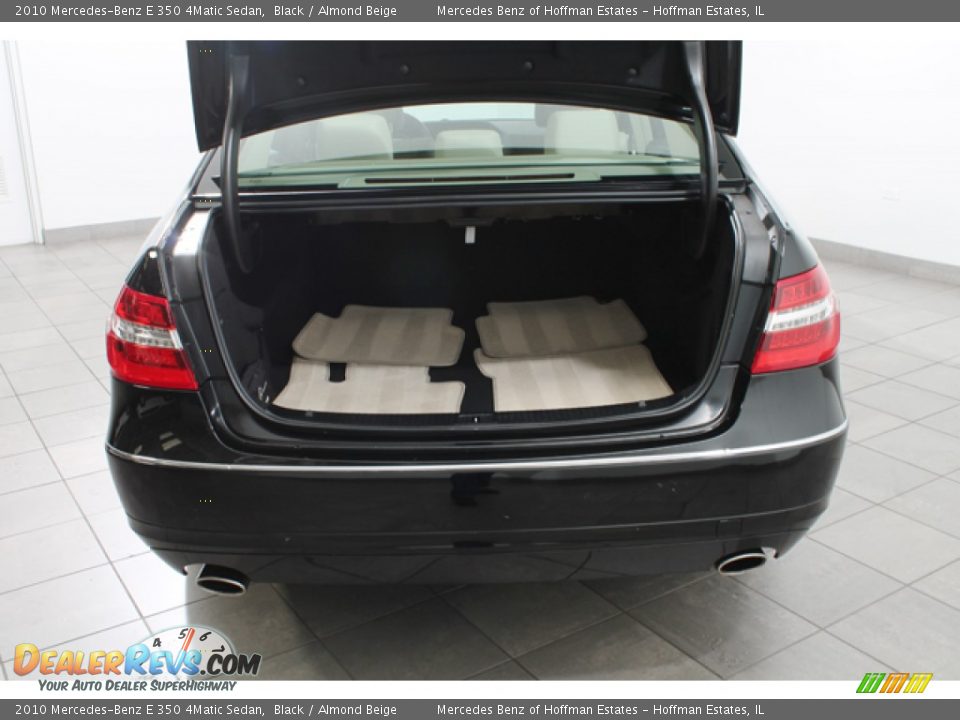 2010 Mercedes-Benz E 350 4Matic Sedan Black / Almond Beige Photo #22