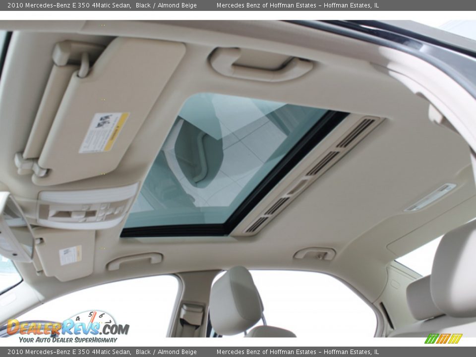 2010 Mercedes-Benz E 350 4Matic Sedan Black / Almond Beige Photo #23