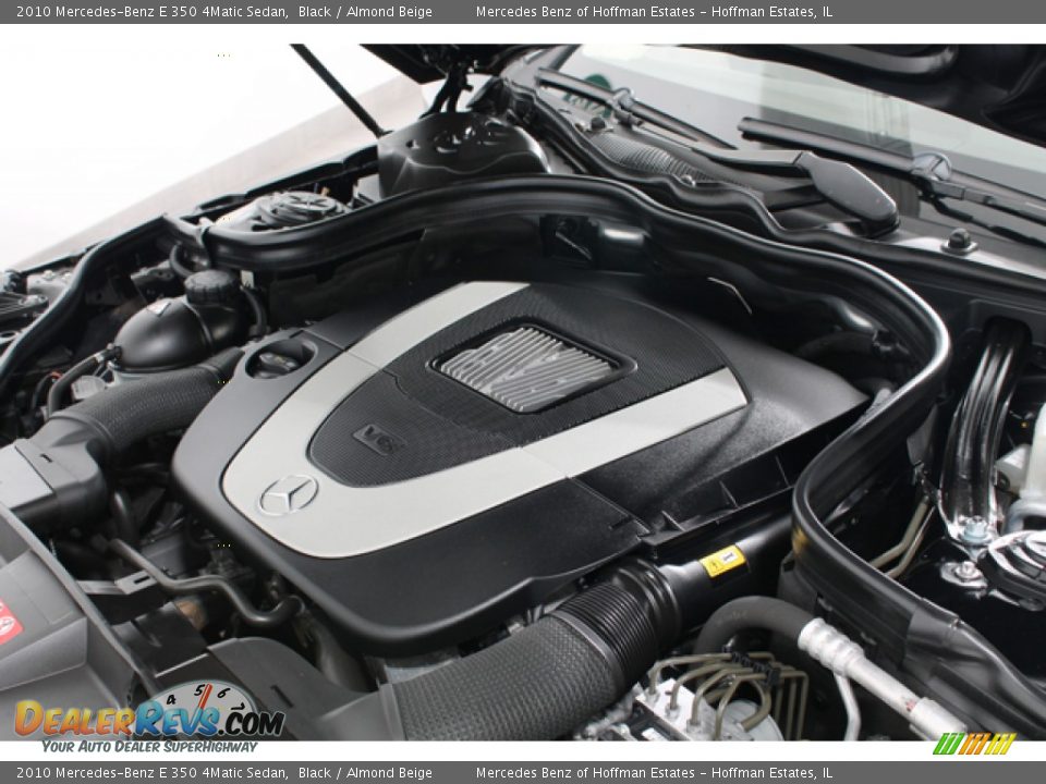 2010 Mercedes-Benz E 350 4Matic Sedan Black / Almond Beige Photo #24