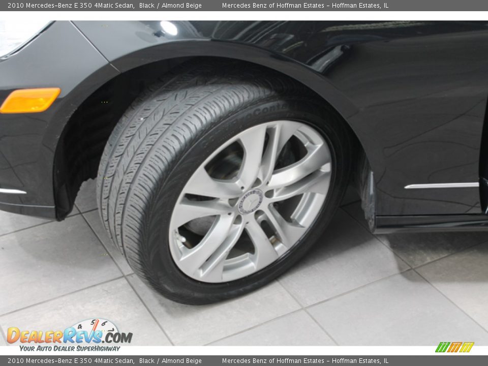 2010 Mercedes-Benz E 350 4Matic Sedan Black / Almond Beige Photo #26