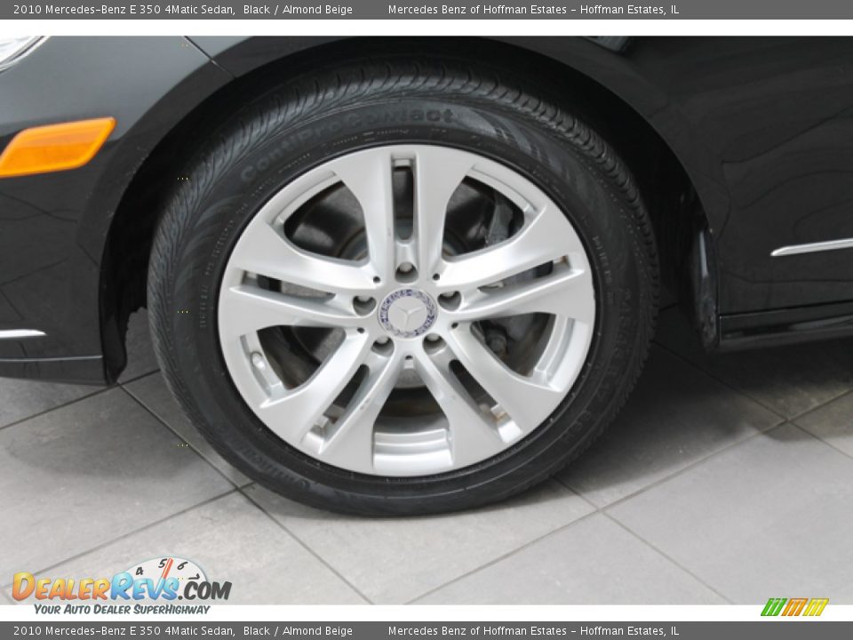 2010 Mercedes-Benz E 350 4Matic Sedan Black / Almond Beige Photo #27