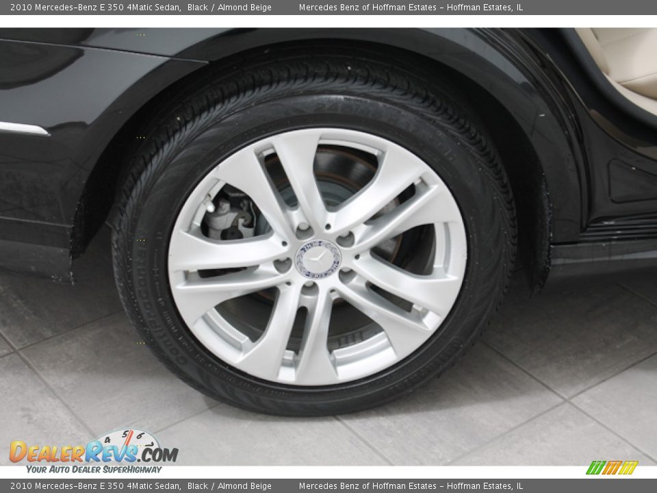 2010 Mercedes-Benz E 350 4Matic Sedan Black / Almond Beige Photo #28