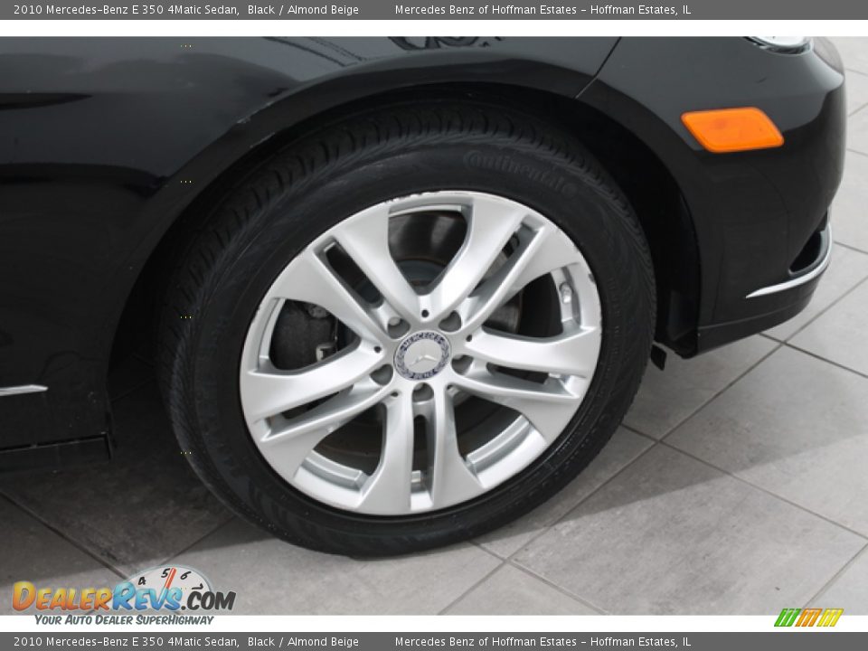 2010 Mercedes-Benz E 350 4Matic Sedan Black / Almond Beige Photo #30