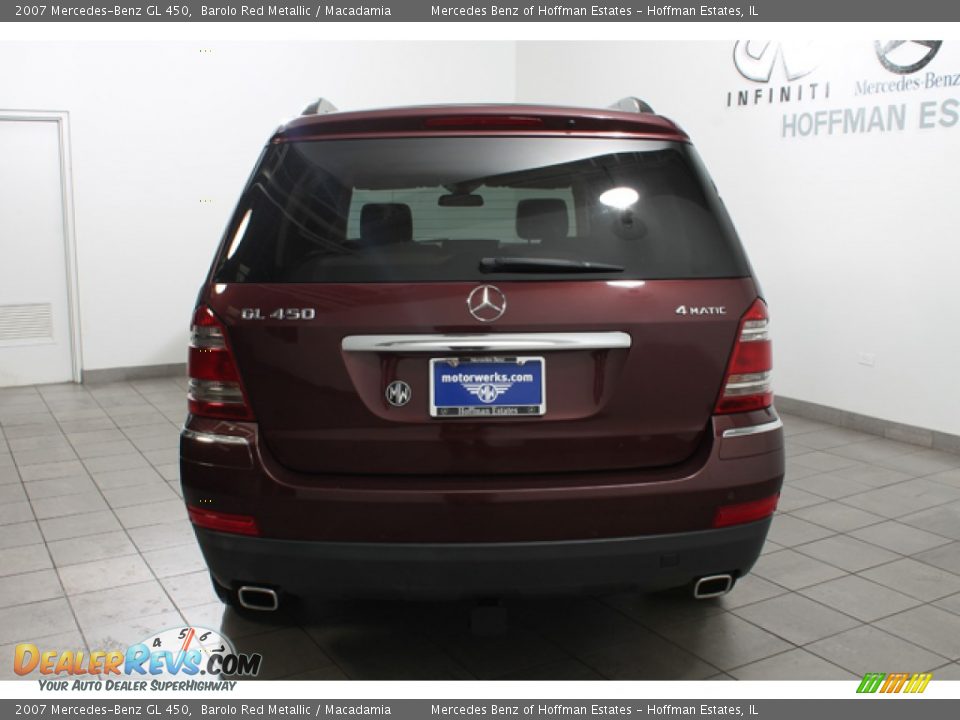 2007 Mercedes-Benz GL 450 Barolo Red Metallic / Macadamia Photo #4
