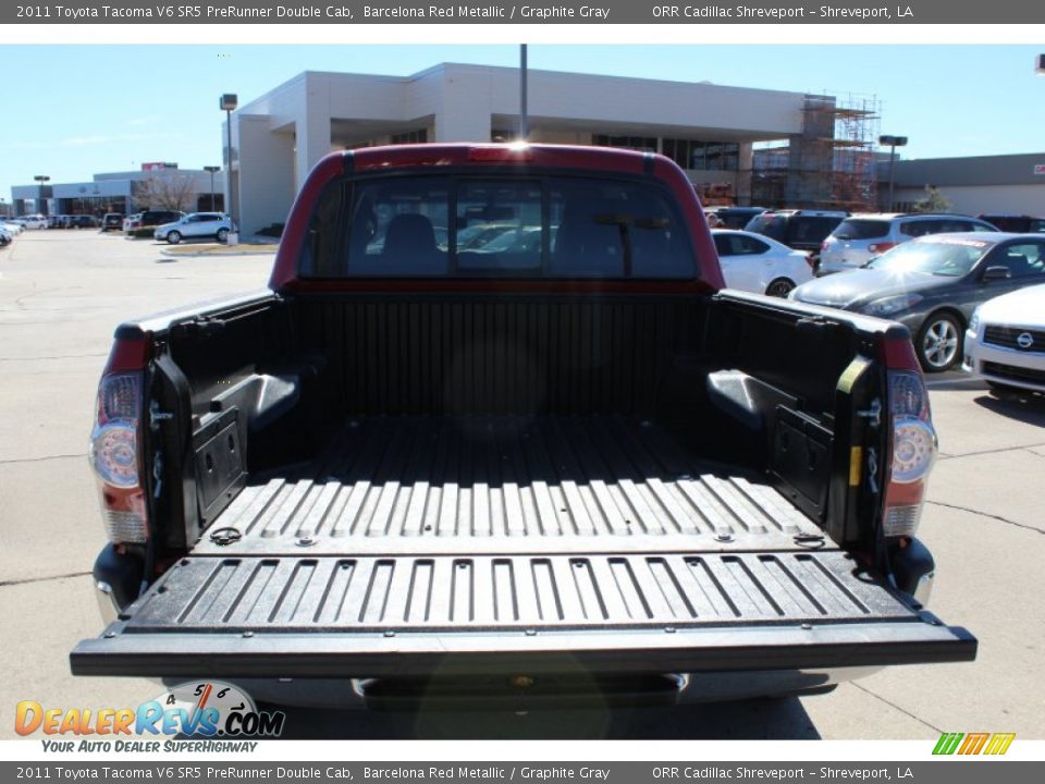 2011 Toyota Tacoma V6 SR5 PreRunner Double Cab Barcelona Red Metallic / Graphite Gray Photo #18