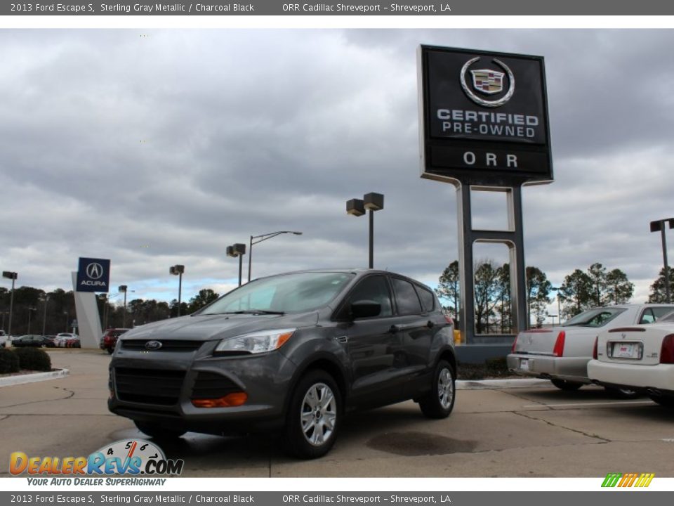 2013 Ford Escape S Sterling Gray Metallic / Charcoal Black Photo #1