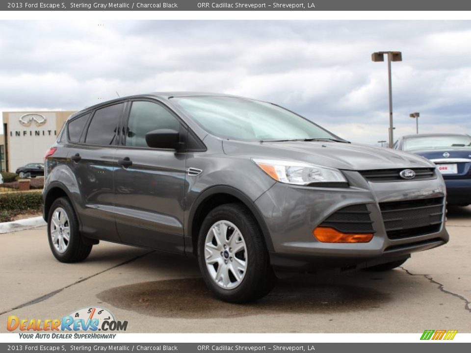 2013 Ford Escape S Sterling Gray Metallic / Charcoal Black Photo #2