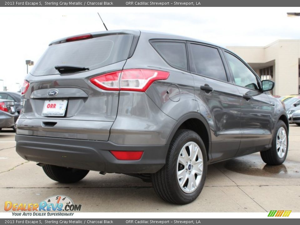 2013 Ford Escape S Sterling Gray Metallic / Charcoal Black Photo #4