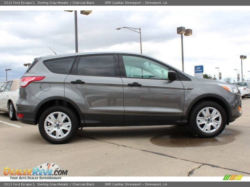 2013 Ford Escape S Sterling Gray Metallic / Charcoal Black Photo #6