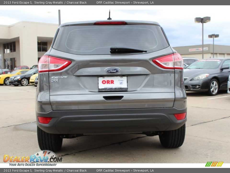 2013 Ford Escape S Sterling Gray Metallic / Charcoal Black Photo #8