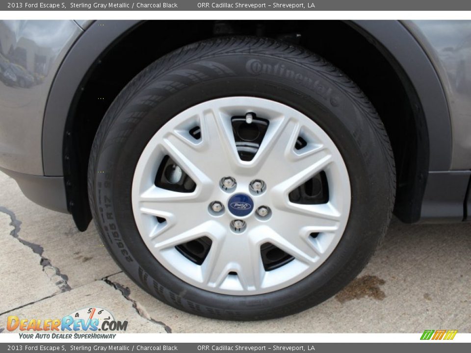 2013 Ford Escape S Sterling Gray Metallic / Charcoal Black Photo #9