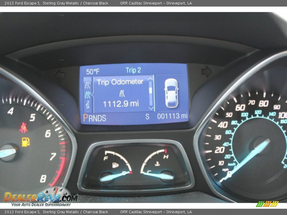 2013 Ford Escape S Sterling Gray Metallic / Charcoal Black Photo #10