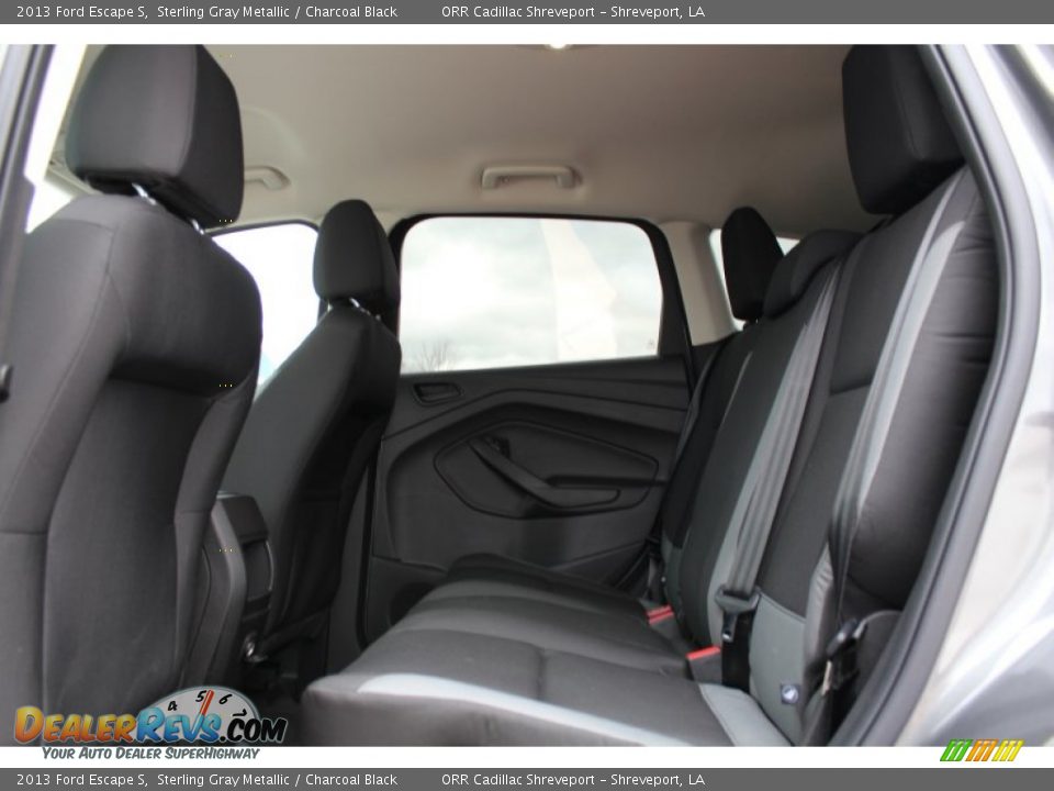 2013 Ford Escape S Sterling Gray Metallic / Charcoal Black Photo #17