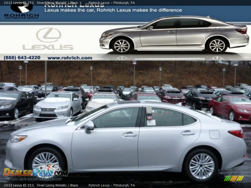 2013 Lexus ES 350 Silver Lining Metallic / Black Photo #1