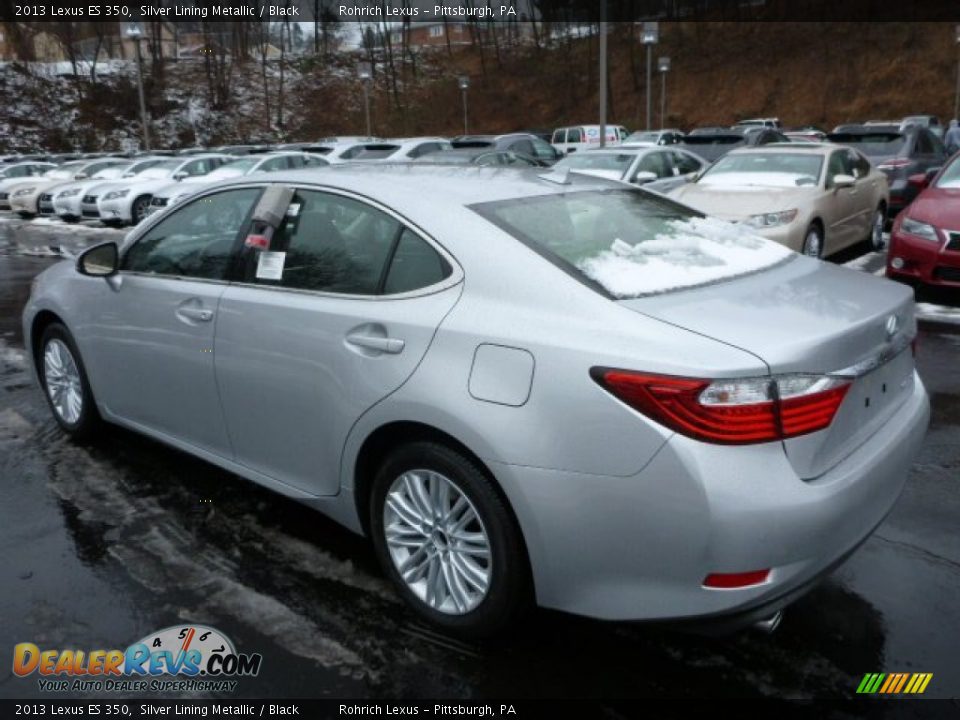 2013 Lexus ES 350 Silver Lining Metallic / Black Photo #2