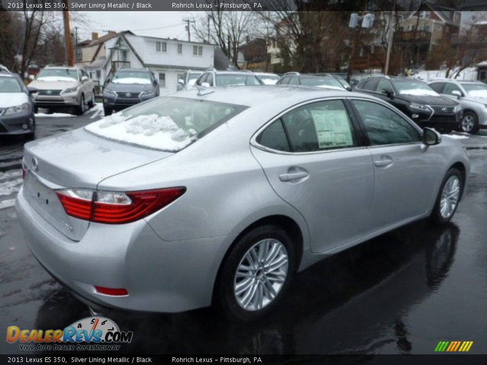 2013 Lexus ES 350 Silver Lining Metallic / Black Photo #4