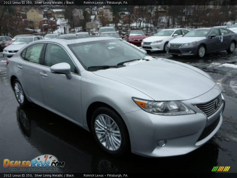 2013 Lexus ES 350 Silver Lining Metallic / Black Photo #6