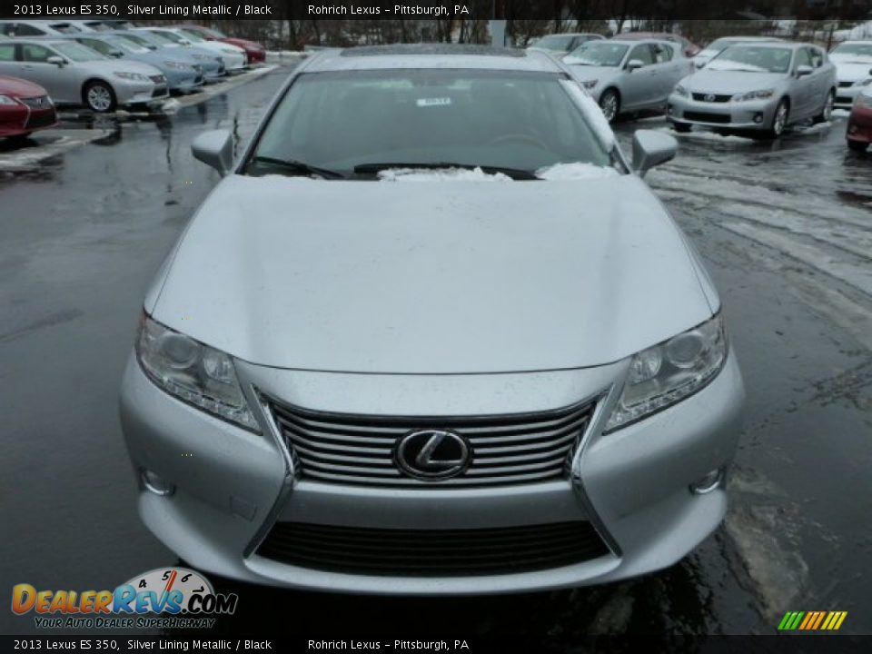 2013 Lexus ES 350 Silver Lining Metallic / Black Photo #7