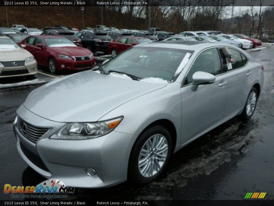 2013 Lexus ES 350 Silver Lining Metallic / Black Photo #8