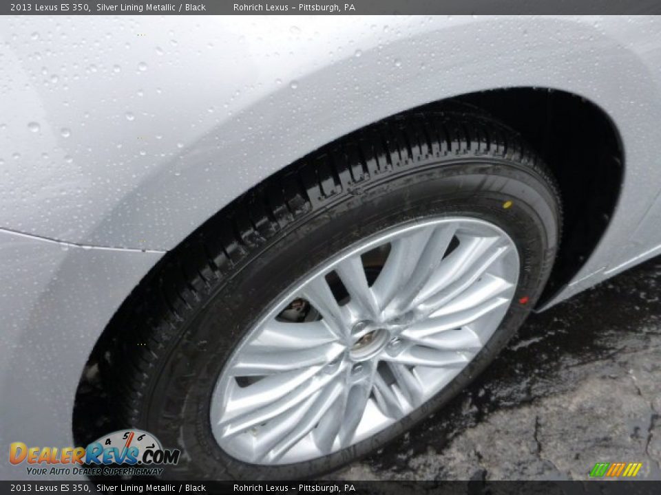2013 Lexus ES 350 Silver Lining Metallic / Black Photo #9