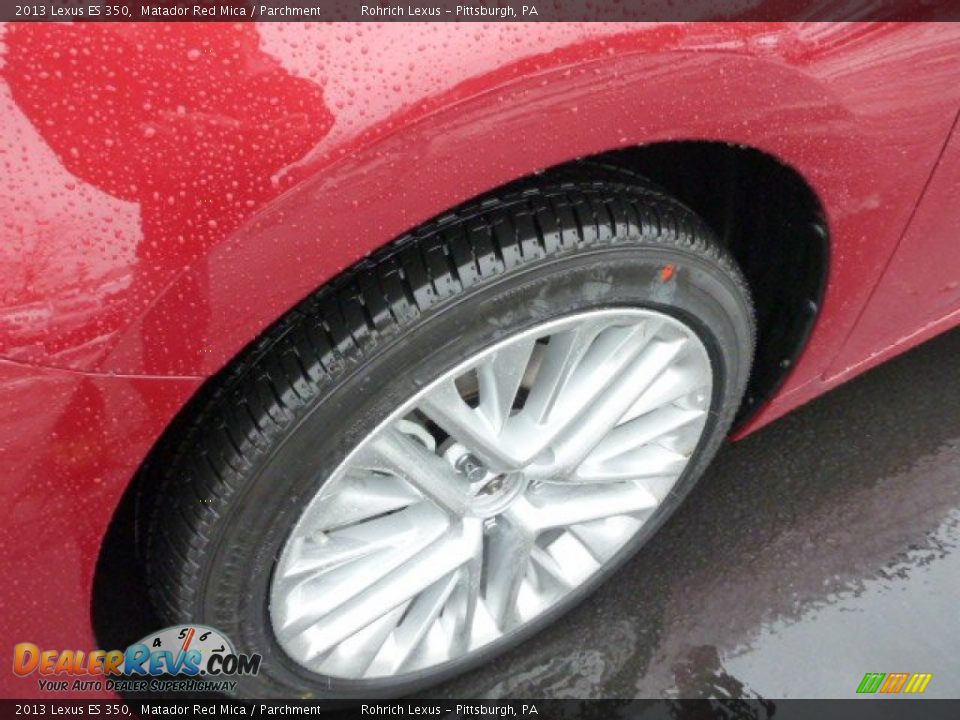 2013 Lexus ES 350 Matador Red Mica / Parchment Photo #9