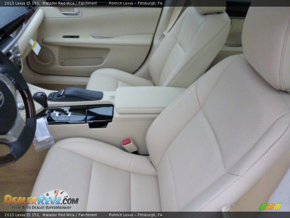 2013 Lexus ES 350 Matador Red Mica / Parchment Photo #10