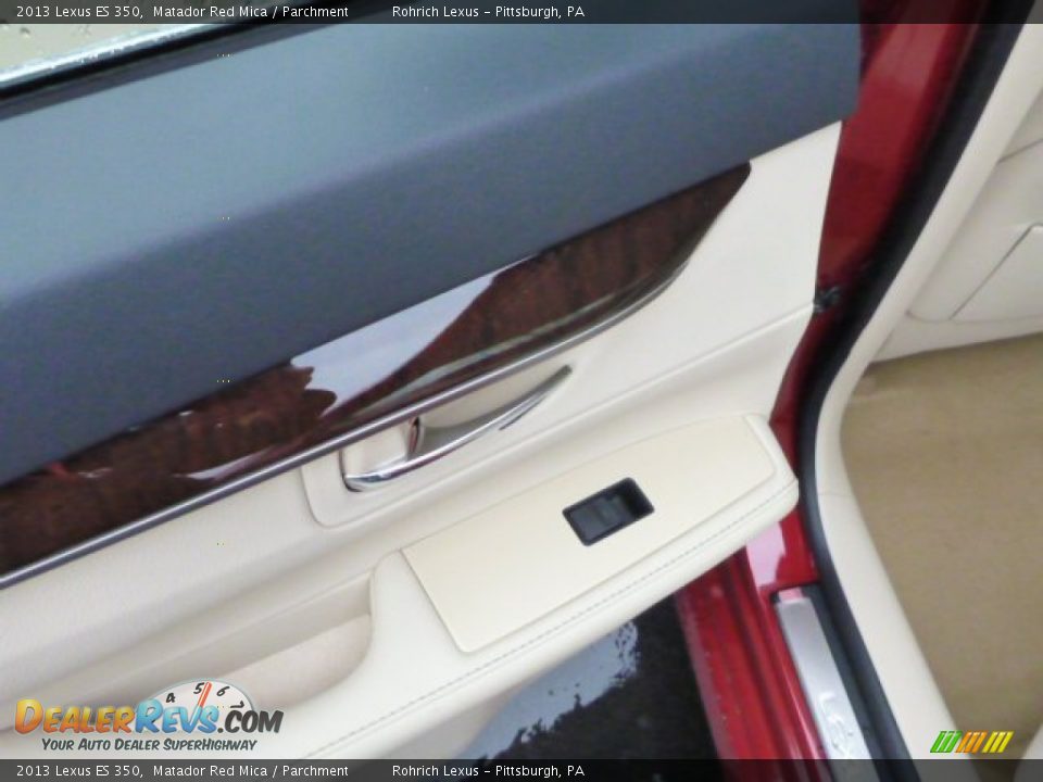 2013 Lexus ES 350 Matador Red Mica / Parchment Photo #13