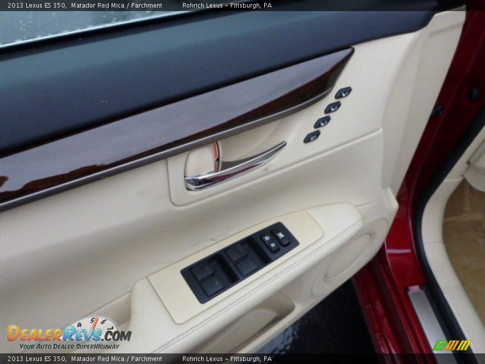 2013 Lexus ES 350 Matador Red Mica / Parchment Photo #14