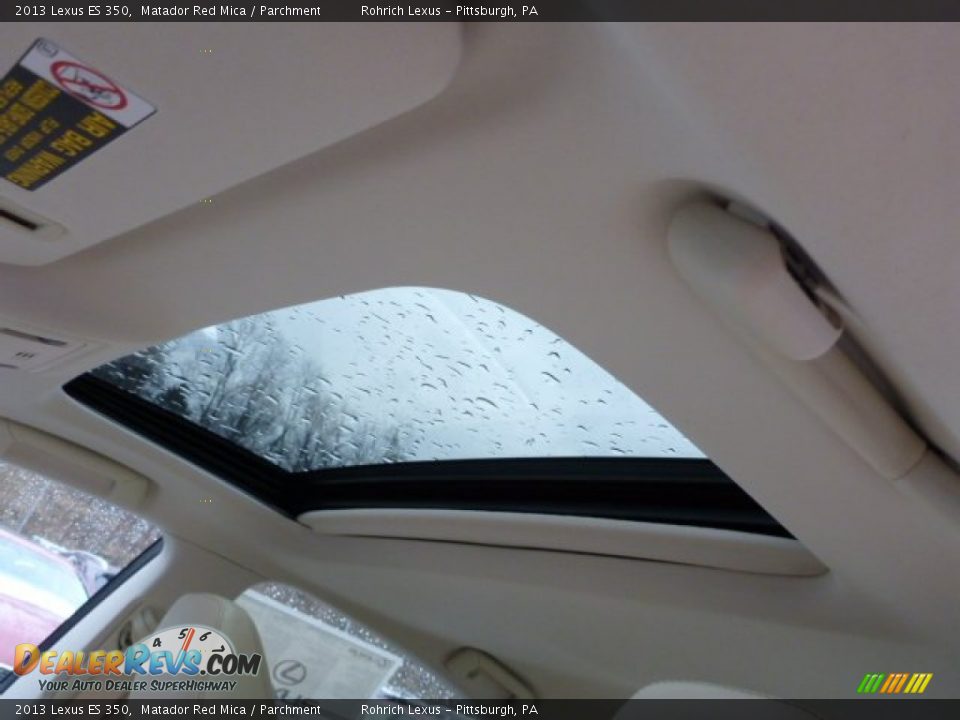 2013 Lexus ES 350 Matador Red Mica / Parchment Photo #15