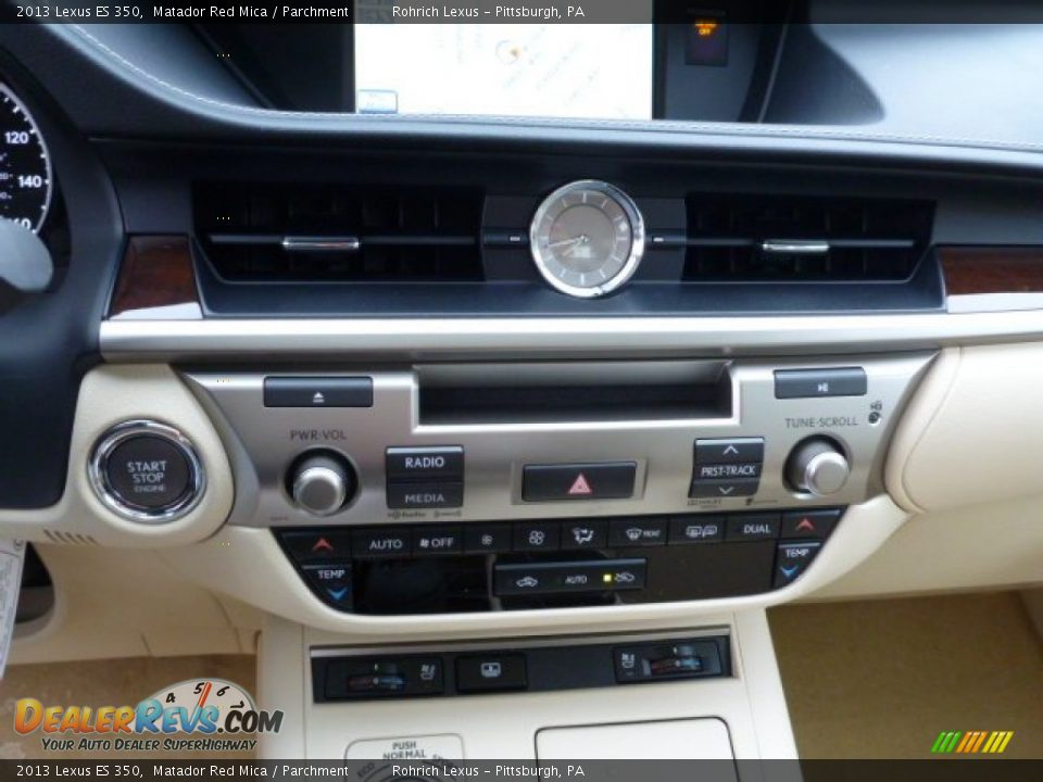 2013 Lexus ES 350 Matador Red Mica / Parchment Photo #18