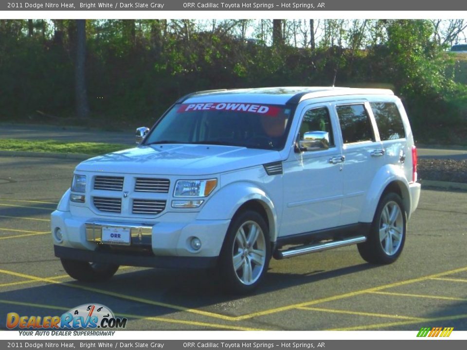 2011 Dodge Nitro Heat Bright White / Dark Slate Gray Photo #1