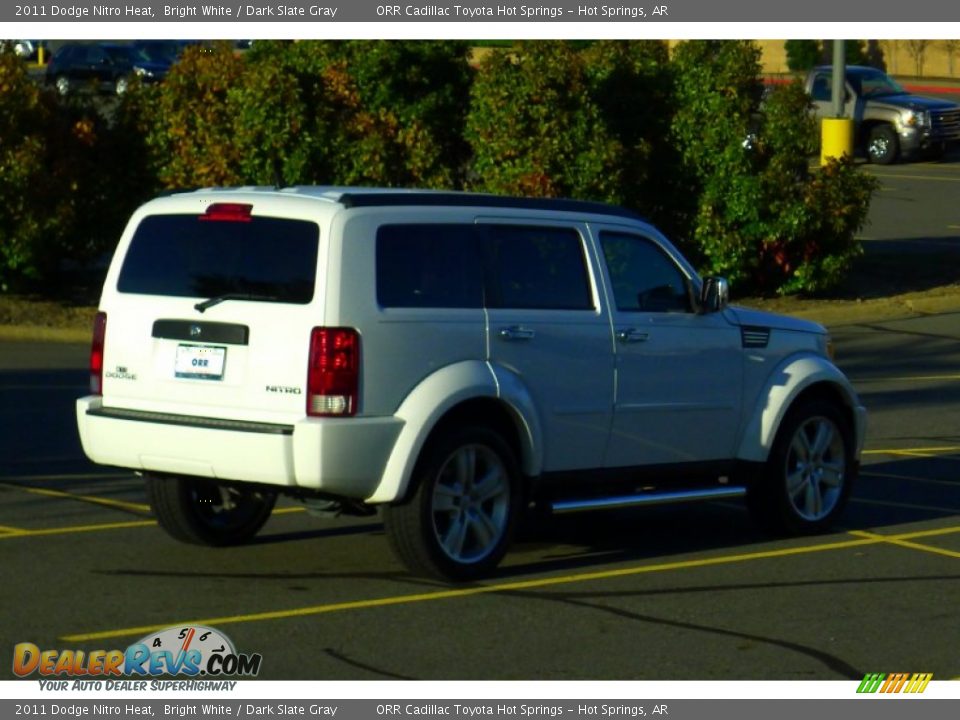 2011 Dodge Nitro Heat Bright White / Dark Slate Gray Photo #6