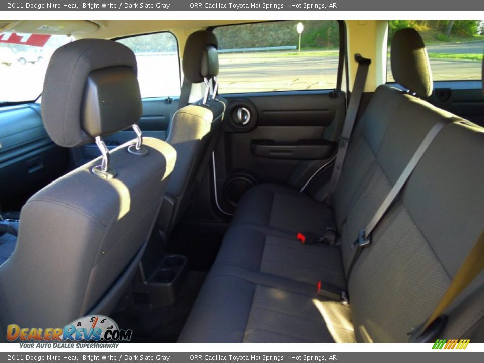 2011 Dodge Nitro Heat Bright White / Dark Slate Gray Photo #10