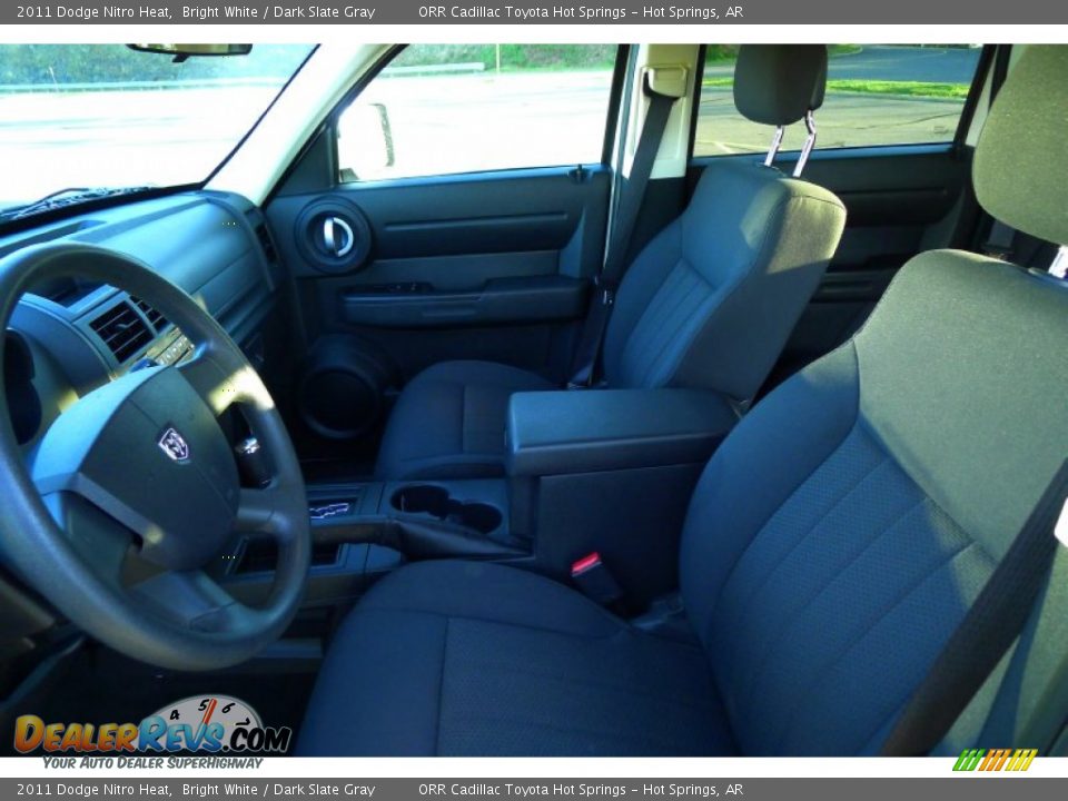 2011 Dodge Nitro Heat Bright White / Dark Slate Gray Photo #11
