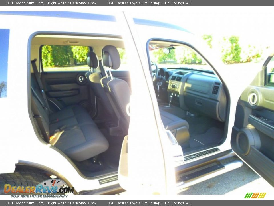 2011 Dodge Nitro Heat Bright White / Dark Slate Gray Photo #12