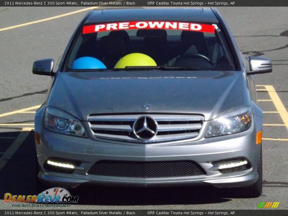 2011 Mercedes-Benz C 300 Sport 4Matic Palladium Silver Metallic / Black Photo #2