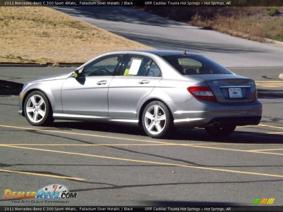2011 Mercedes-Benz C 300 Sport 4Matic Palladium Silver Metallic / Black Photo #4