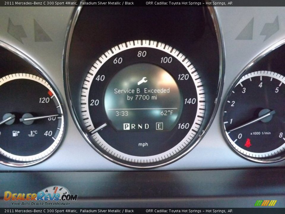 2011 Mercedes-Benz C 300 Sport 4Matic Palladium Silver Metallic / Black Photo #11