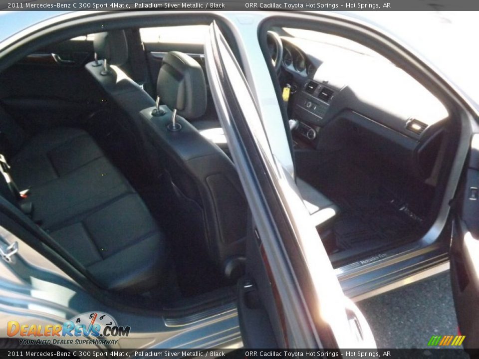 2011 Mercedes-Benz C 300 Sport 4Matic Palladium Silver Metallic / Black Photo #15