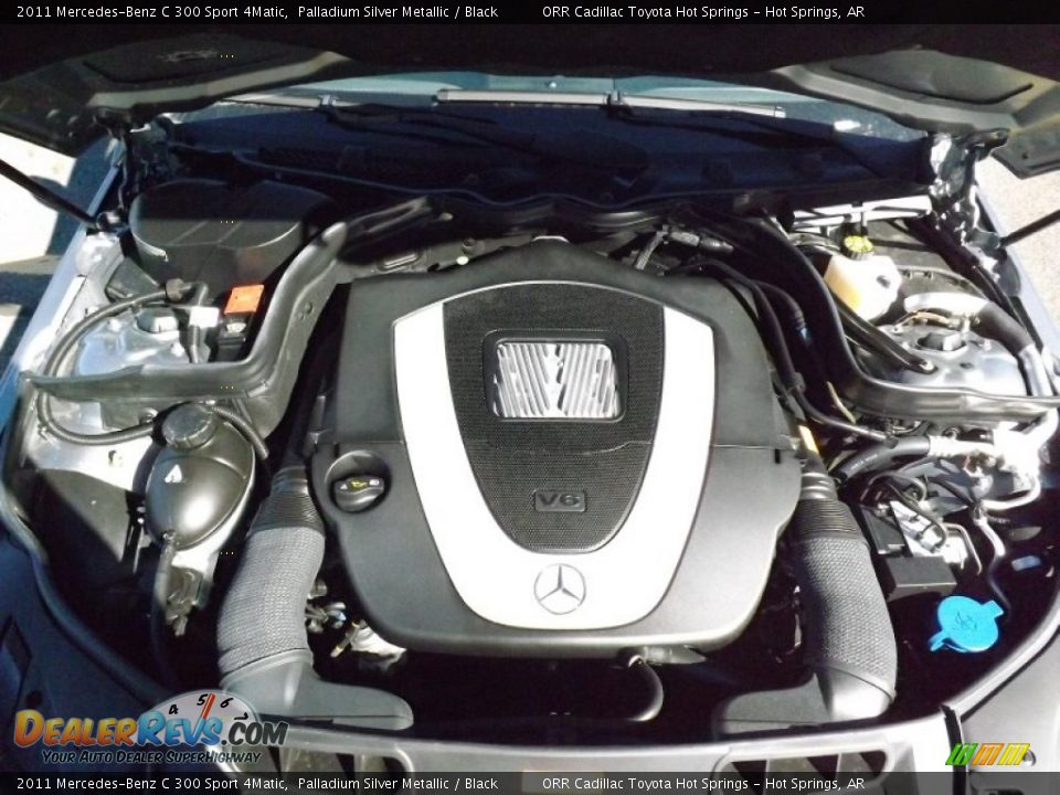 2011 Mercedes-Benz C 300 Sport 4Matic Palladium Silver Metallic / Black Photo #17