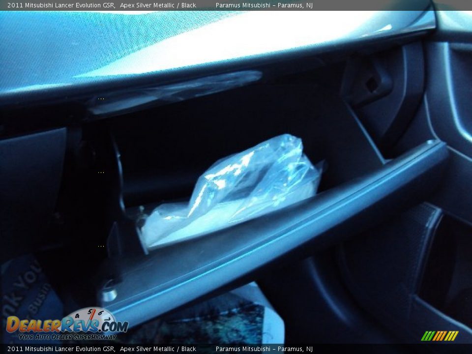 2011 Mitsubishi Lancer Evolution GSR Apex Silver Metallic / Black Photo #18