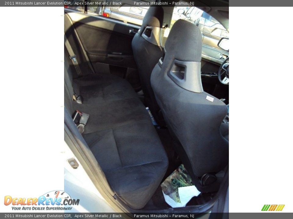 2011 Mitsubishi Lancer Evolution GSR Apex Silver Metallic / Black Photo #20