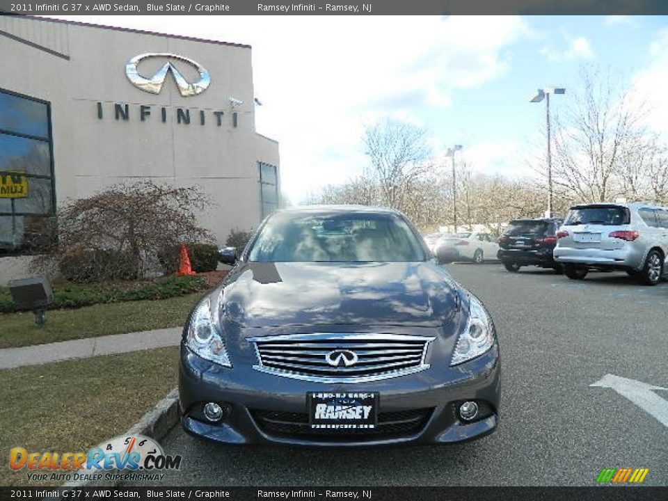2011 Infiniti G 37 x AWD Sedan Blue Slate / Graphite Photo #1